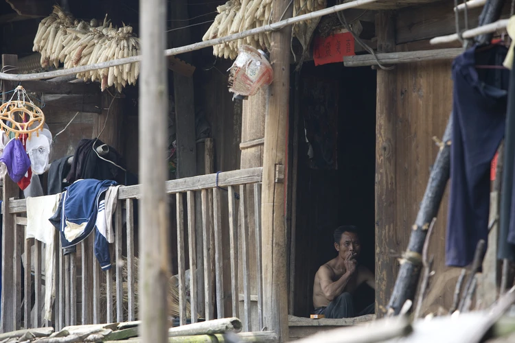 Front of a Zhuang house